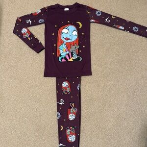 Hanna Andersson Sally Nightmare before Christmas Disney Pajamas Size 8